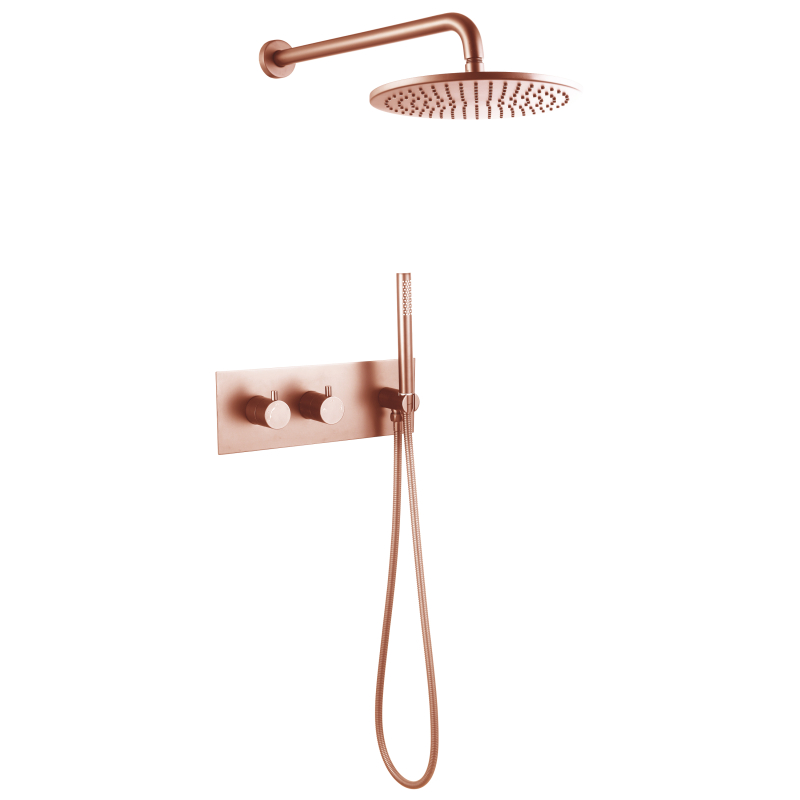 Modern 304 Stainless Steel Copper Rose Gold Wall Mounted Bathroom